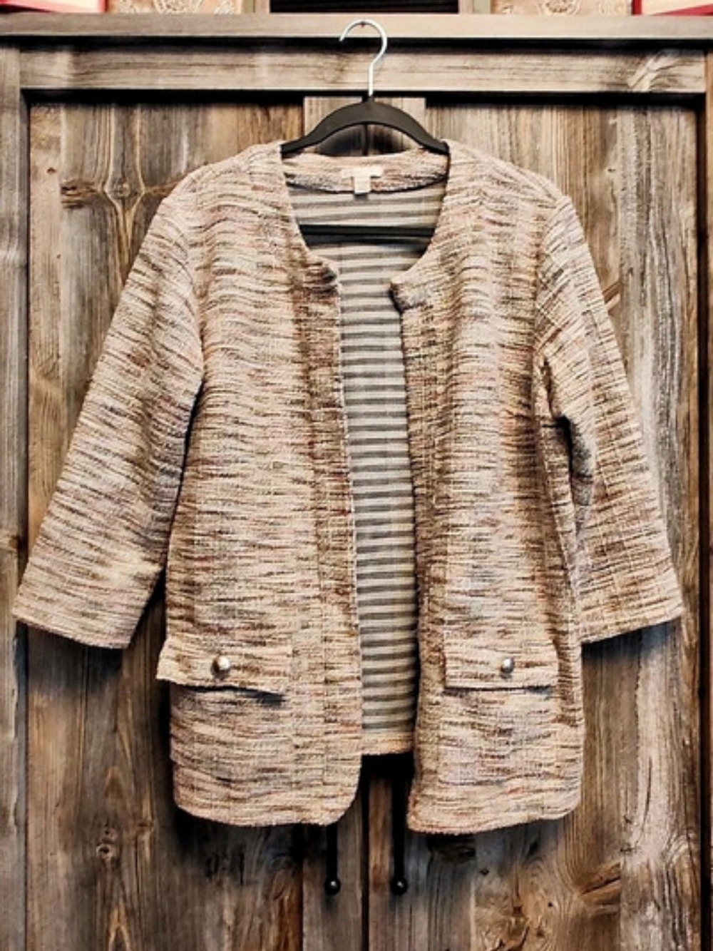 Cato Tweed Jacket & Midi Skirt Set Size Medium